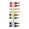 Sorbus 28" Black Wall-Mounted 9-Bottle Wine Rack